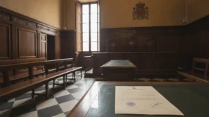 Delito de violencia de género, sala de vistas. Abogados penalistas en Madrid